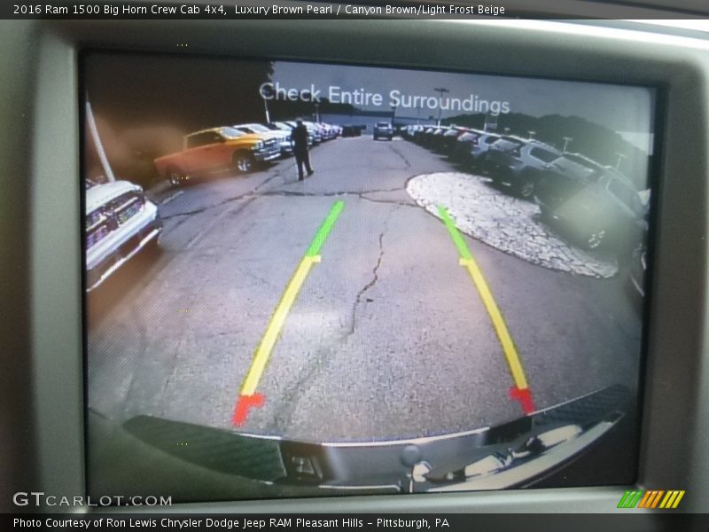 Luxury Brown Pearl / Canyon Brown/Light Frost Beige 2016 Ram 1500 Big Horn Crew Cab 4x4