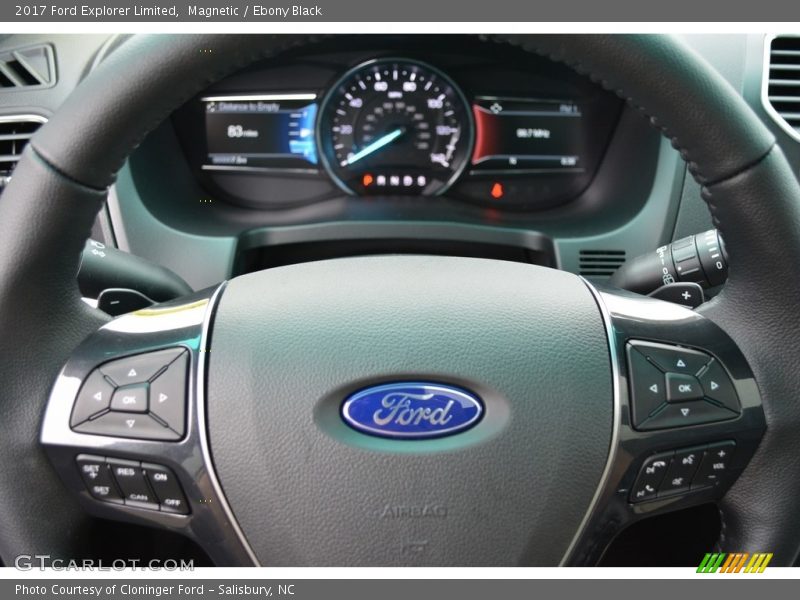 Magnetic / Ebony Black 2017 Ford Explorer Limited