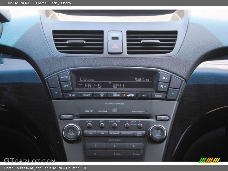 Formal Black / Ebony 2009 Acura MDX