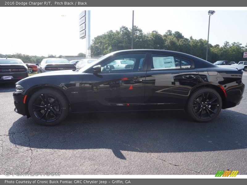 Pitch Black / Black 2016 Dodge Charger R/T