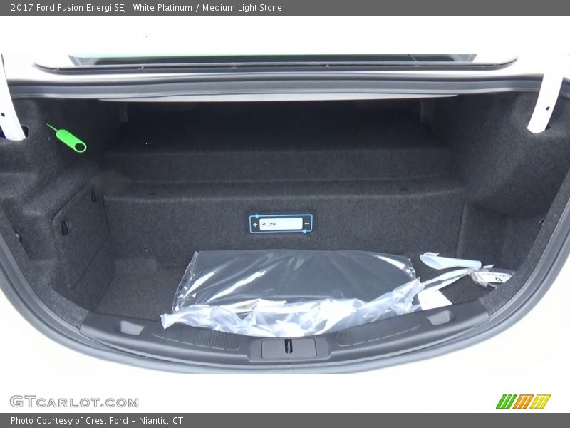 White Platinum / Medium Light Stone 2017 Ford Fusion Energi SE