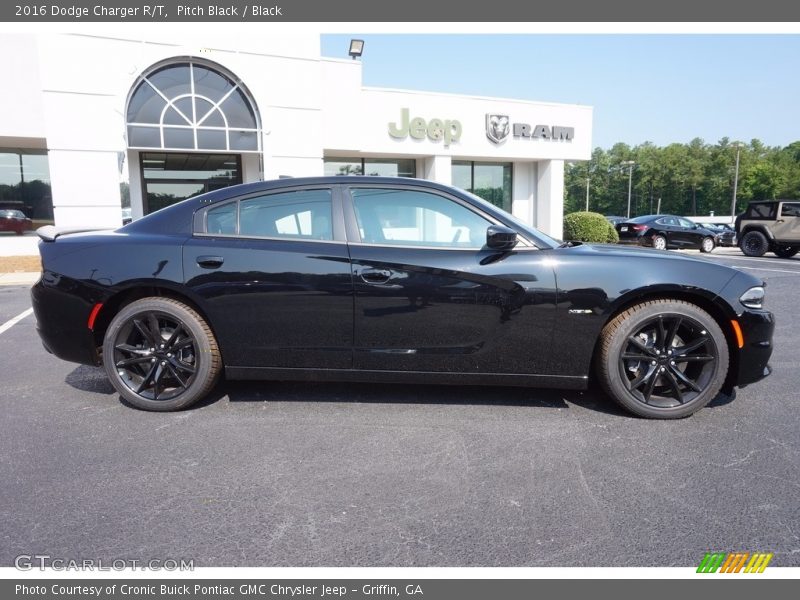 Pitch Black / Black 2016 Dodge Charger R/T