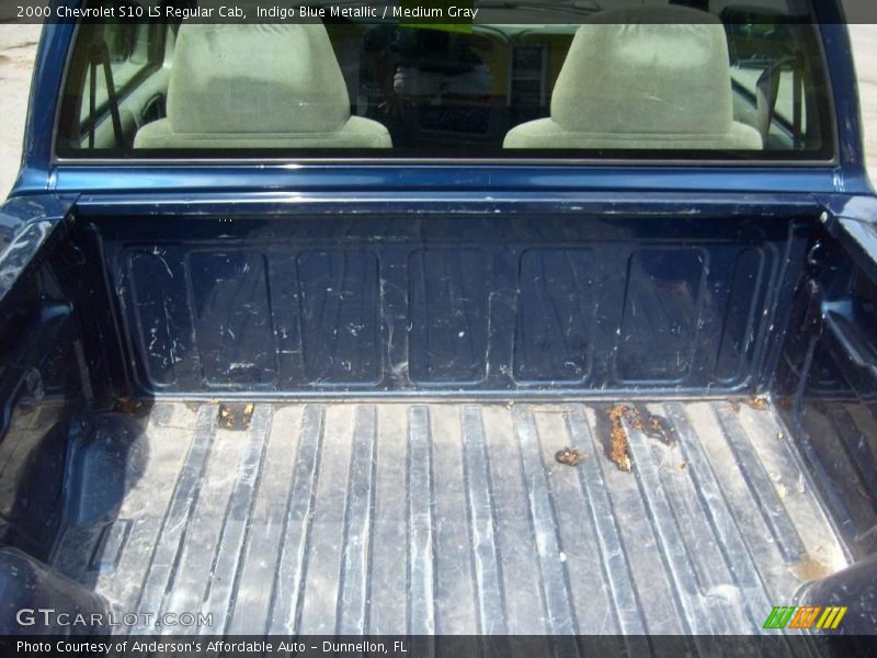 Indigo Blue Metallic / Medium Gray 2000 Chevrolet S10 LS Regular Cab