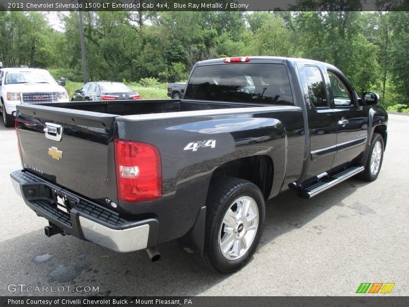 Blue Ray Metallic / Ebony 2013 Chevrolet Silverado 1500 LT Extended Cab 4x4