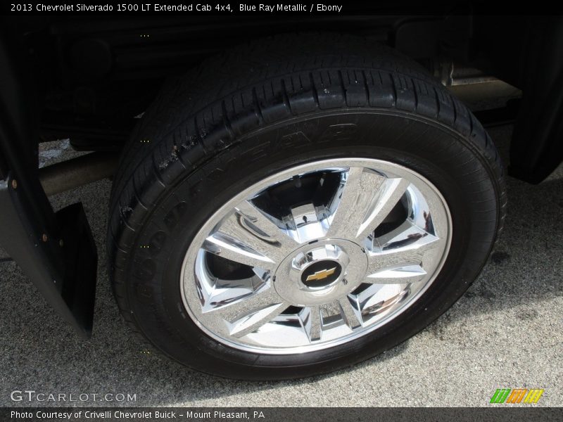 Blue Ray Metallic / Ebony 2013 Chevrolet Silverado 1500 LT Extended Cab 4x4