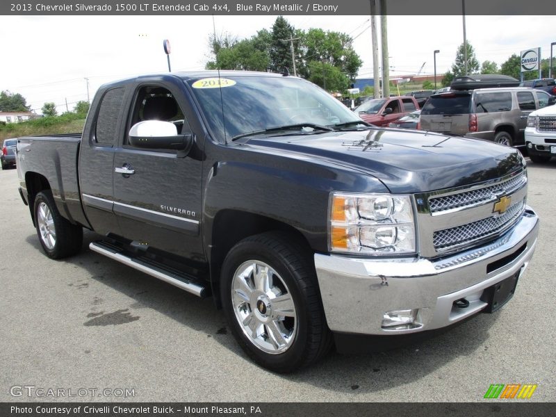Blue Ray Metallic / Ebony 2013 Chevrolet Silverado 1500 LT Extended Cab 4x4