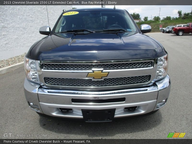 Blue Ray Metallic / Ebony 2013 Chevrolet Silverado 1500 LT Extended Cab 4x4