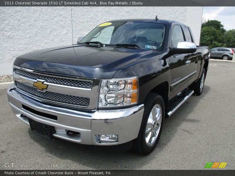 Blue Ray Metallic / Ebony 2013 Chevrolet Silverado 1500 LT Extended Cab 4x4
