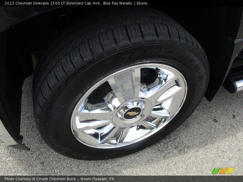 Blue Ray Metallic / Ebony 2013 Chevrolet Silverado 1500 LT Extended Cab 4x4
