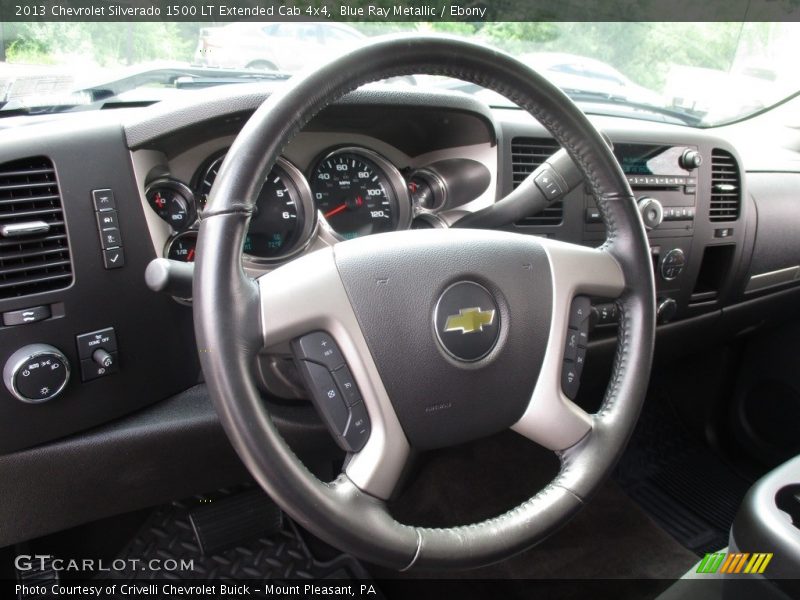 Blue Ray Metallic / Ebony 2013 Chevrolet Silverado 1500 LT Extended Cab 4x4