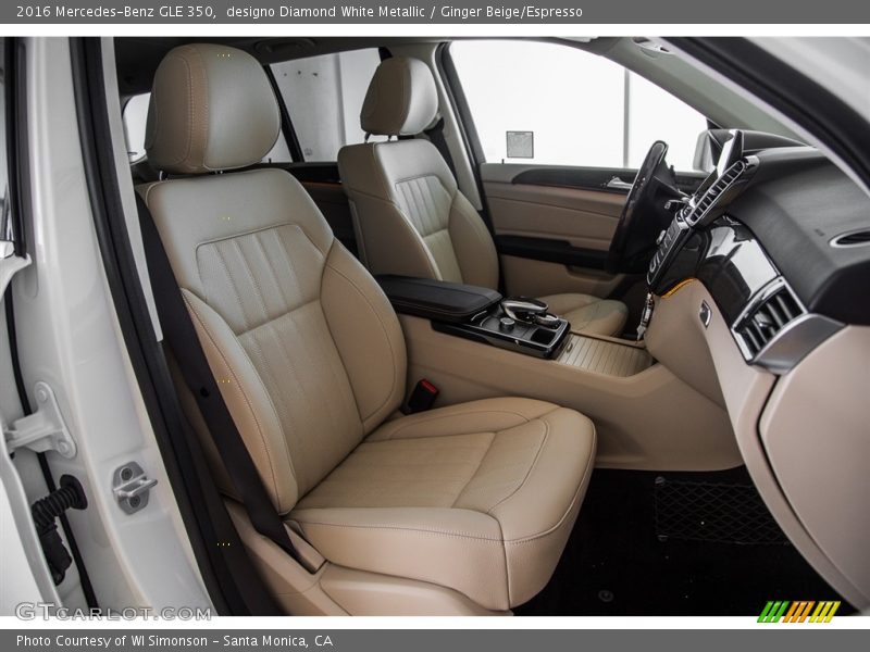 designo Diamond White Metallic / Ginger Beige/Espresso 2016 Mercedes-Benz GLE 350