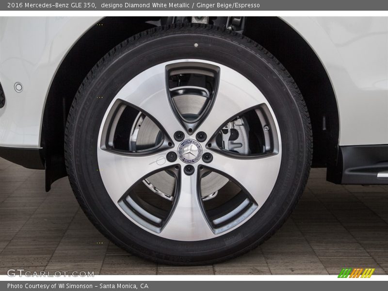 designo Diamond White Metallic / Ginger Beige/Espresso 2016 Mercedes-Benz GLE 350