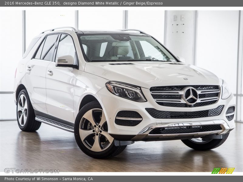 designo Diamond White Metallic / Ginger Beige/Espresso 2016 Mercedes-Benz GLE 350