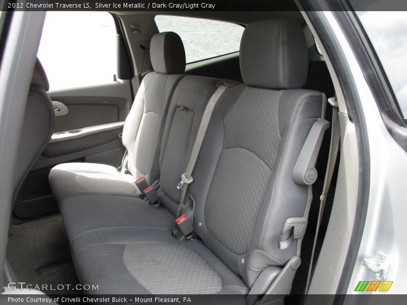 Silver Ice Metallic / Dark Gray/Light Gray 2012 Chevrolet Traverse LS