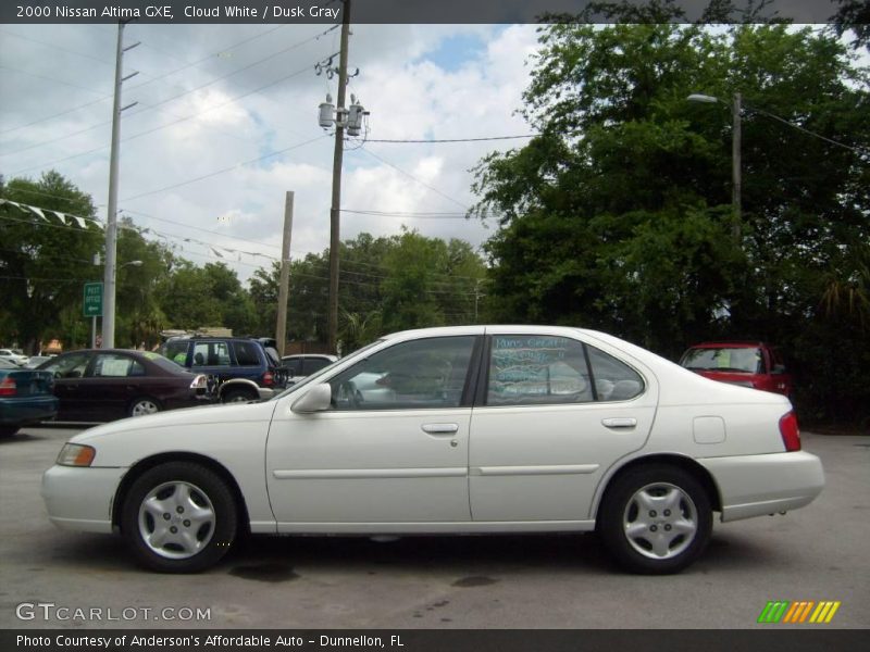 Cloud White / Dusk Gray 2000 Nissan Altima GXE