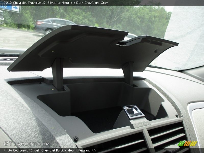 Silver Ice Metallic / Dark Gray/Light Gray 2012 Chevrolet Traverse LS
