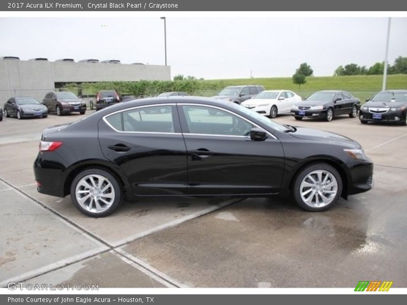 Crystal Black Pearl / Graystone 2017 Acura ILX Premium