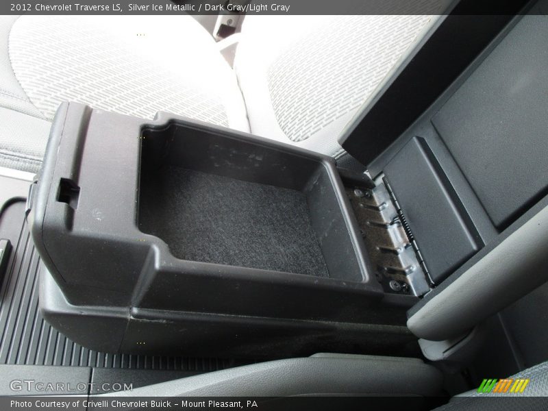 Silver Ice Metallic / Dark Gray/Light Gray 2012 Chevrolet Traverse LS