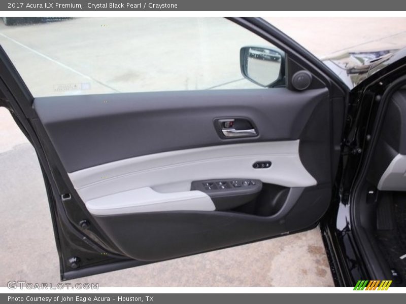 Crystal Black Pearl / Graystone 2017 Acura ILX Premium