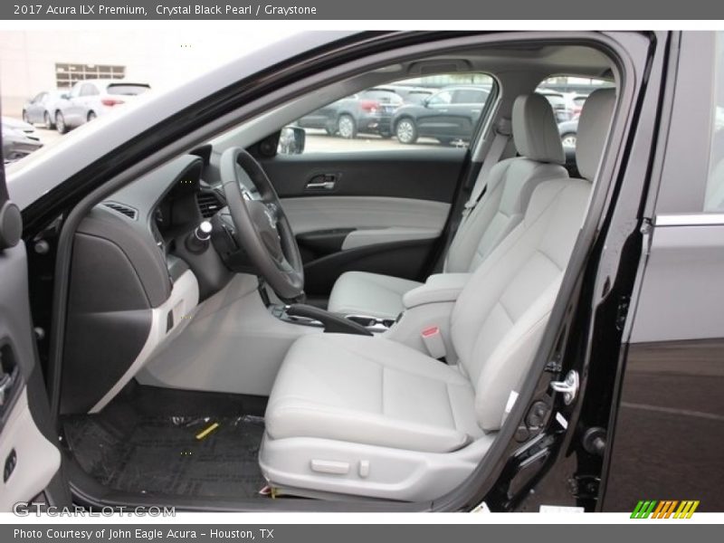 Crystal Black Pearl / Graystone 2017 Acura ILX Premium