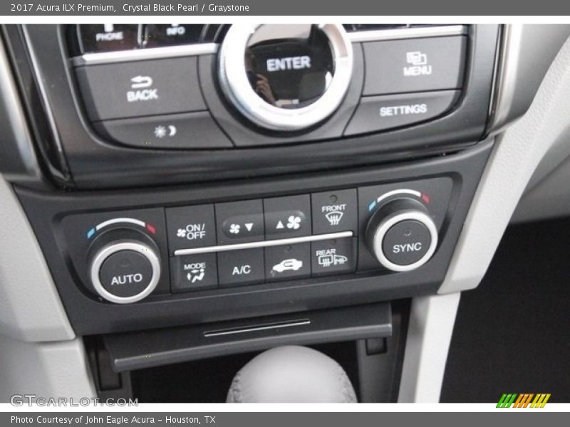 Crystal Black Pearl / Graystone 2017 Acura ILX Premium