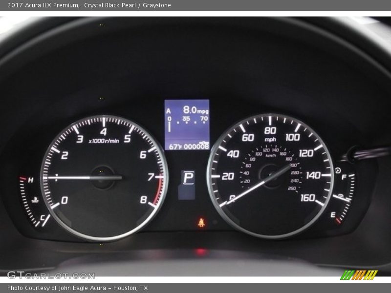 Crystal Black Pearl / Graystone 2017 Acura ILX Premium