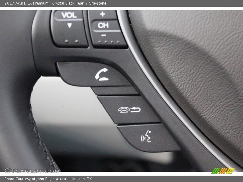 Crystal Black Pearl / Graystone 2017 Acura ILX Premium