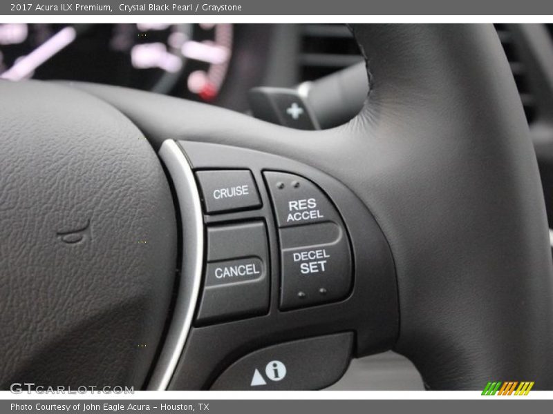 Crystal Black Pearl / Graystone 2017 Acura ILX Premium