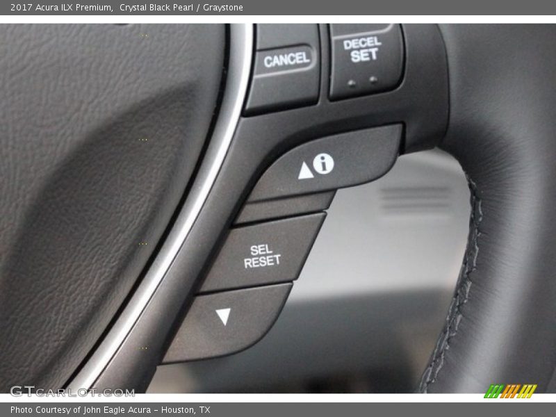 Crystal Black Pearl / Graystone 2017 Acura ILX Premium