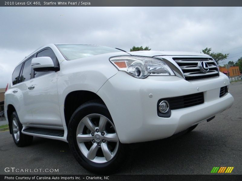 Starfire White Pearl / Sepia 2010 Lexus GX 460