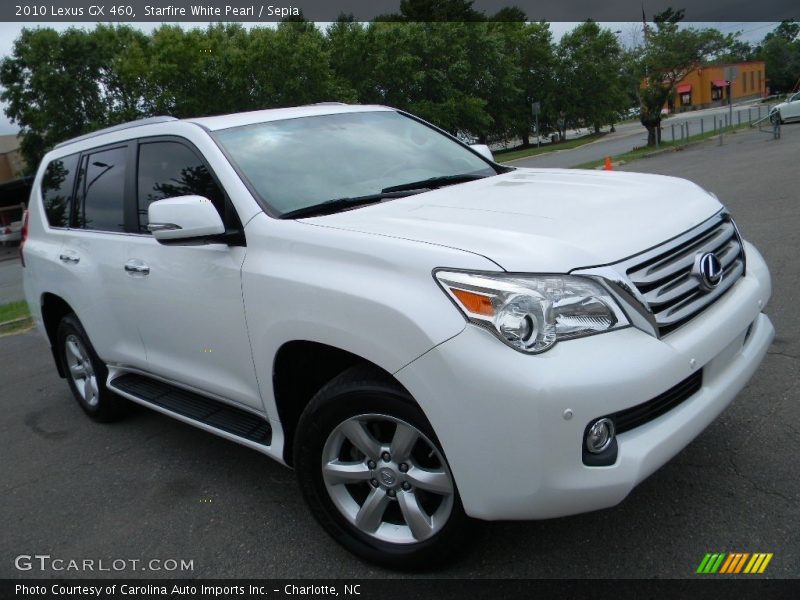 Starfire White Pearl / Sepia 2010 Lexus GX 460