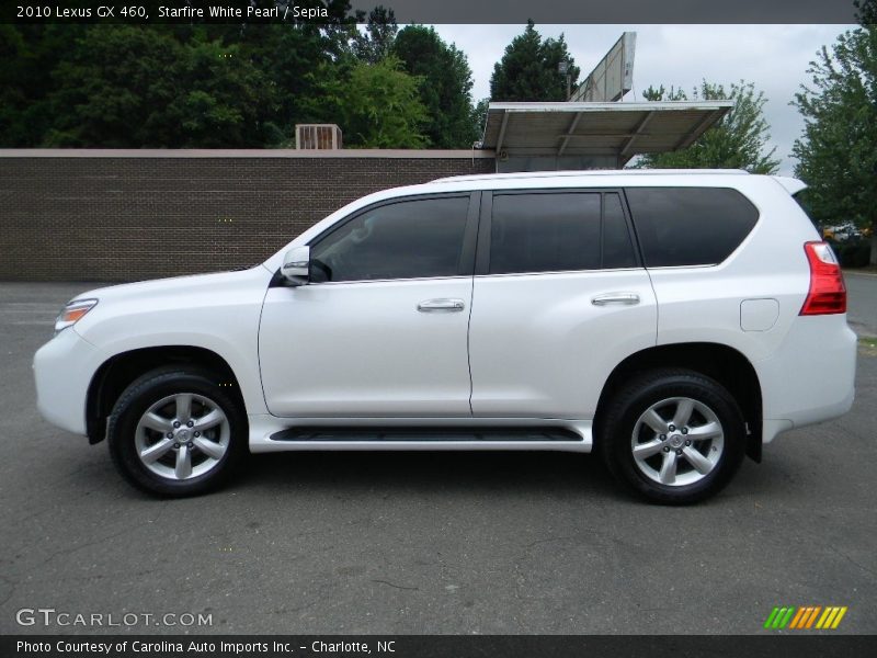 Starfire White Pearl / Sepia 2010 Lexus GX 460
