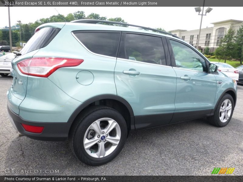 Frosted Glass Metallic / Medium Light Stone 2013 Ford Escape SE 1.6L EcoBoost 4WD