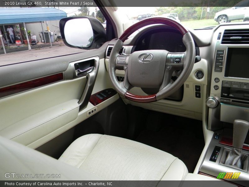 Starfire White Pearl / Sepia 2010 Lexus GX 460