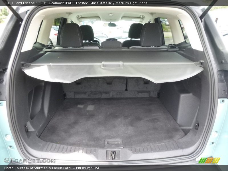 Frosted Glass Metallic / Medium Light Stone 2013 Ford Escape SE 1.6L EcoBoost 4WD
