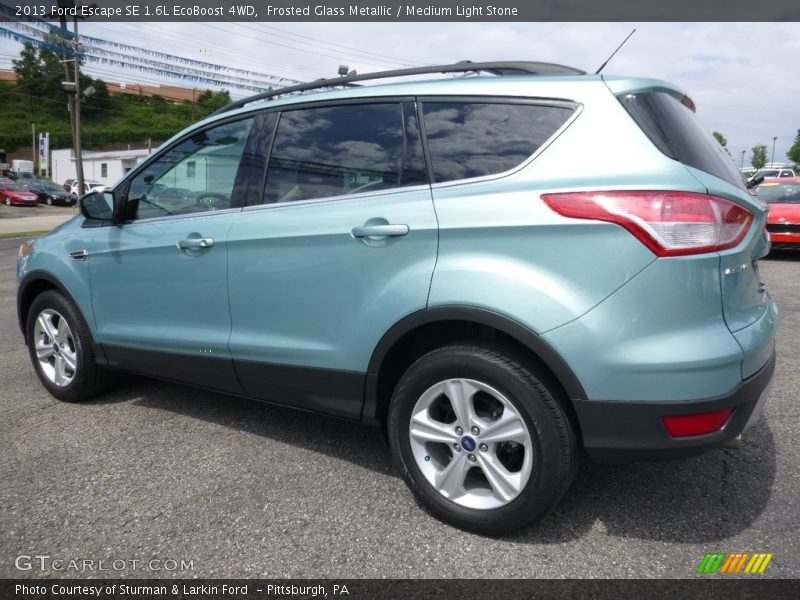 Frosted Glass Metallic / Medium Light Stone 2013 Ford Escape SE 1.6L EcoBoost 4WD