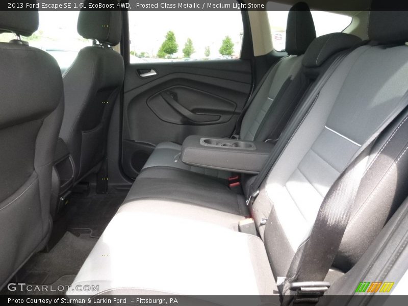 Frosted Glass Metallic / Medium Light Stone 2013 Ford Escape SE 1.6L EcoBoost 4WD