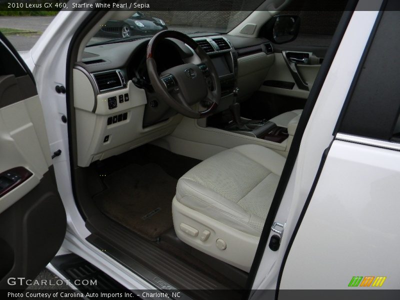 Starfire White Pearl / Sepia 2010 Lexus GX 460