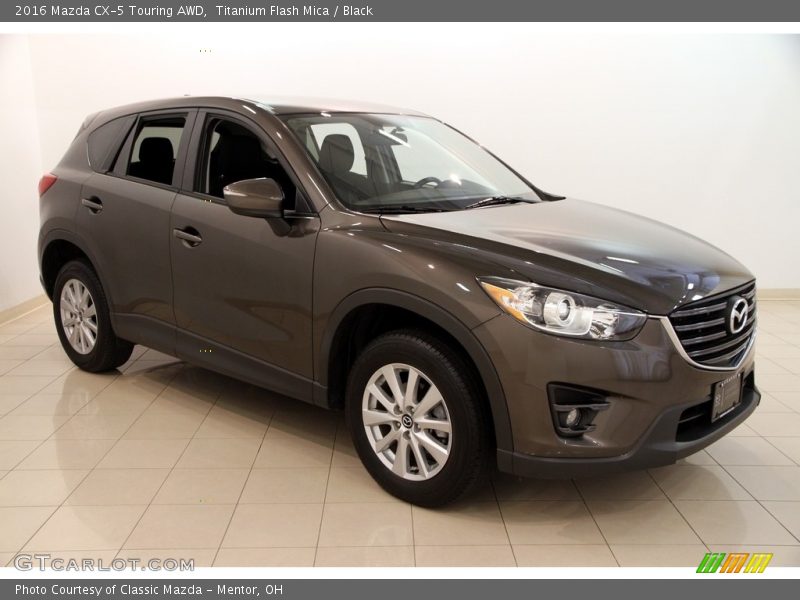 Titanium Flash Mica / Black 2016 Mazda CX-5 Touring AWD