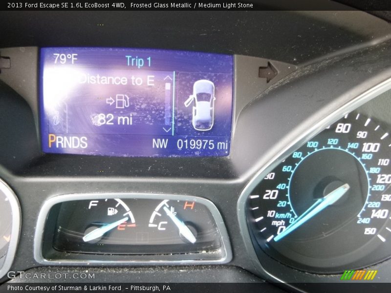 Frosted Glass Metallic / Medium Light Stone 2013 Ford Escape SE 1.6L EcoBoost 4WD