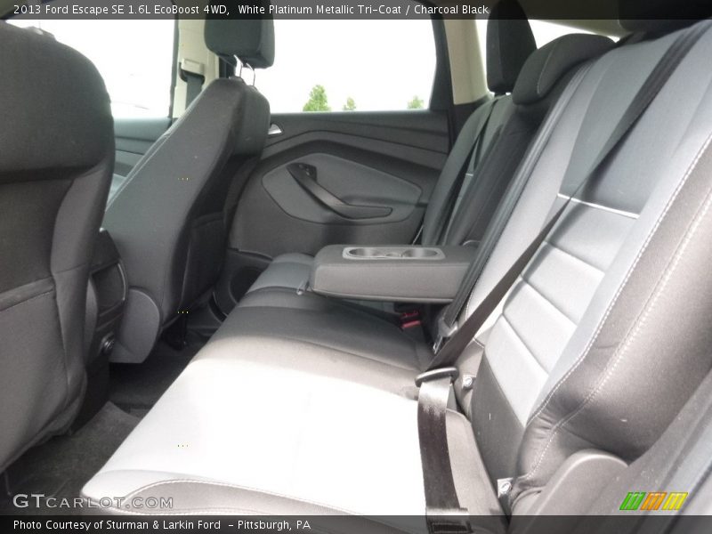 White Platinum Metallic Tri-Coat / Charcoal Black 2013 Ford Escape SE 1.6L EcoBoost 4WD