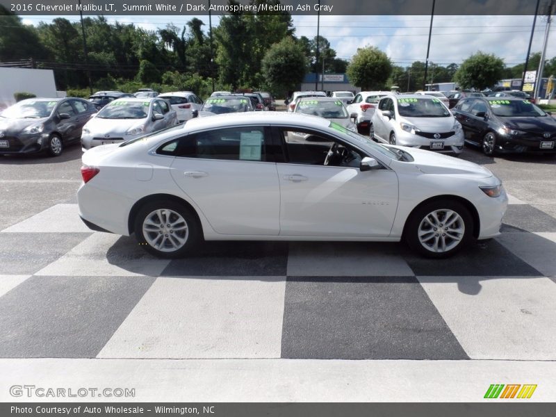 Summit White / Dark Atmosphere/Medium Ash Gray 2016 Chevrolet Malibu LT