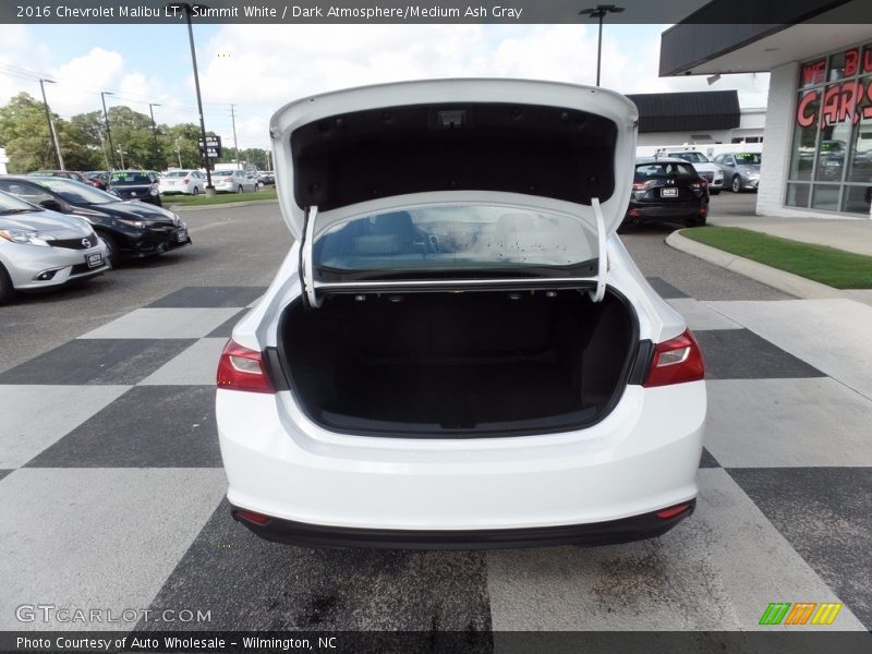 Summit White / Dark Atmosphere/Medium Ash Gray 2016 Chevrolet Malibu LT