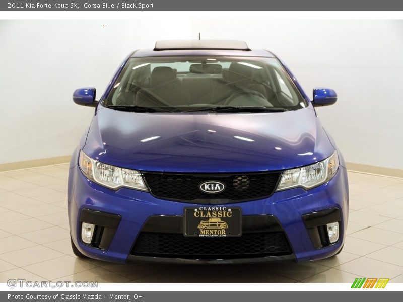 Corsa Blue / Black Sport 2011 Kia Forte Koup SX