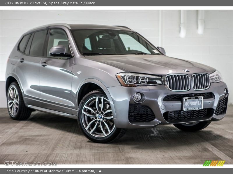 Space Gray Metallic / Black 2017 BMW X3 xDrive35i