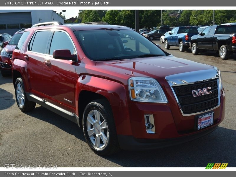 Crystal Red Tintcoat / Jet Black 2013 GMC Terrain SLT AWD