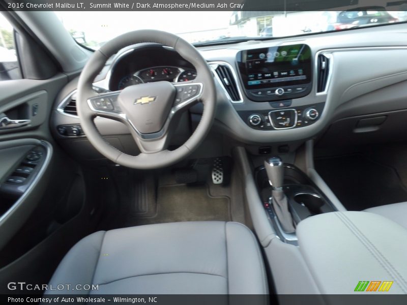 Summit White / Dark Atmosphere/Medium Ash Gray 2016 Chevrolet Malibu LT