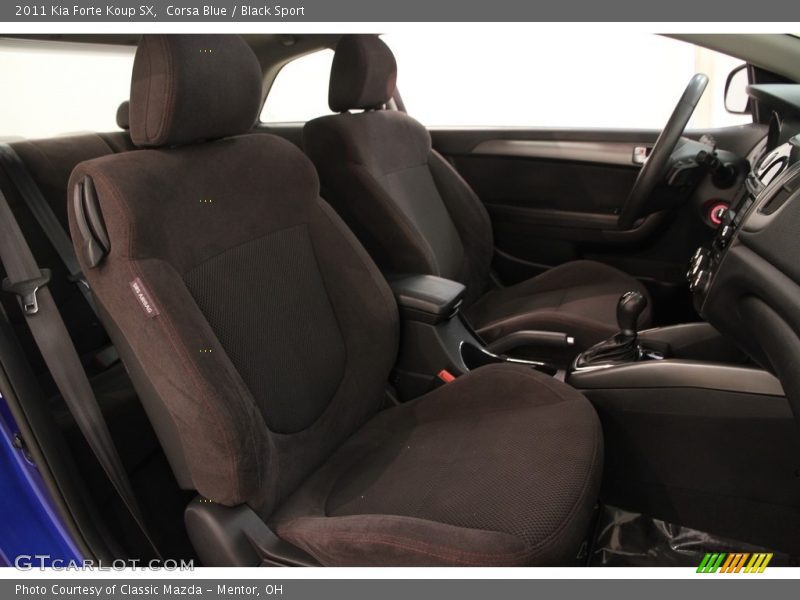 Corsa Blue / Black Sport 2011 Kia Forte Koup SX