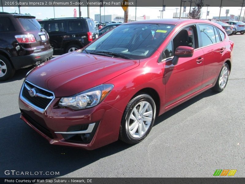 Venetian Red Pearl / Black 2016 Subaru Impreza 2.0i Premium 5-door
