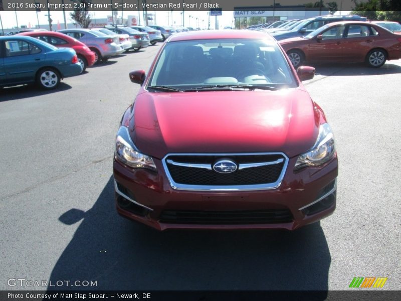 Venetian Red Pearl / Black 2016 Subaru Impreza 2.0i Premium 5-door